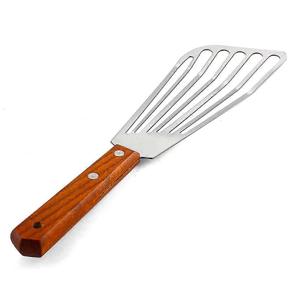 Wooden Handle Frying Spatula Multi-Purpose Kitchen Cooking Tool