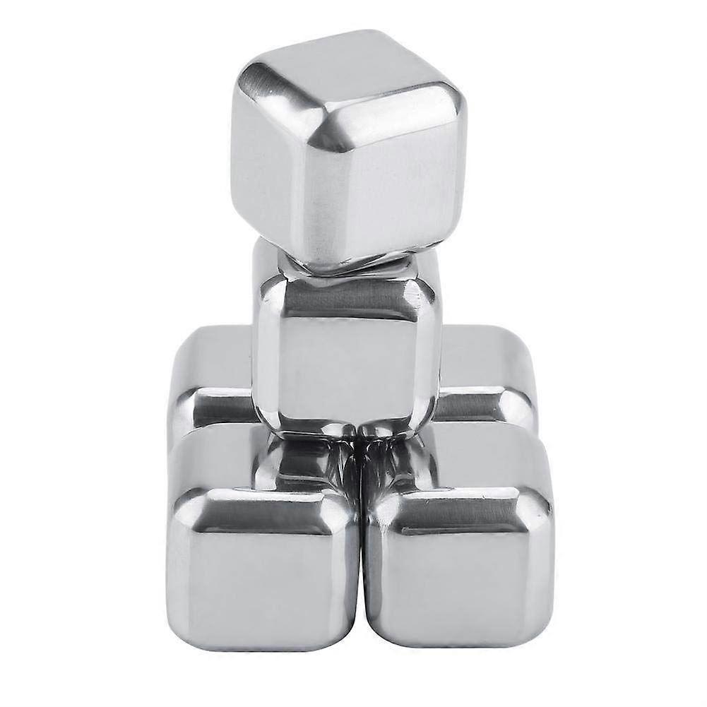 Ice Cube Whiskey Stones Reusable Chiller 6 Pcs