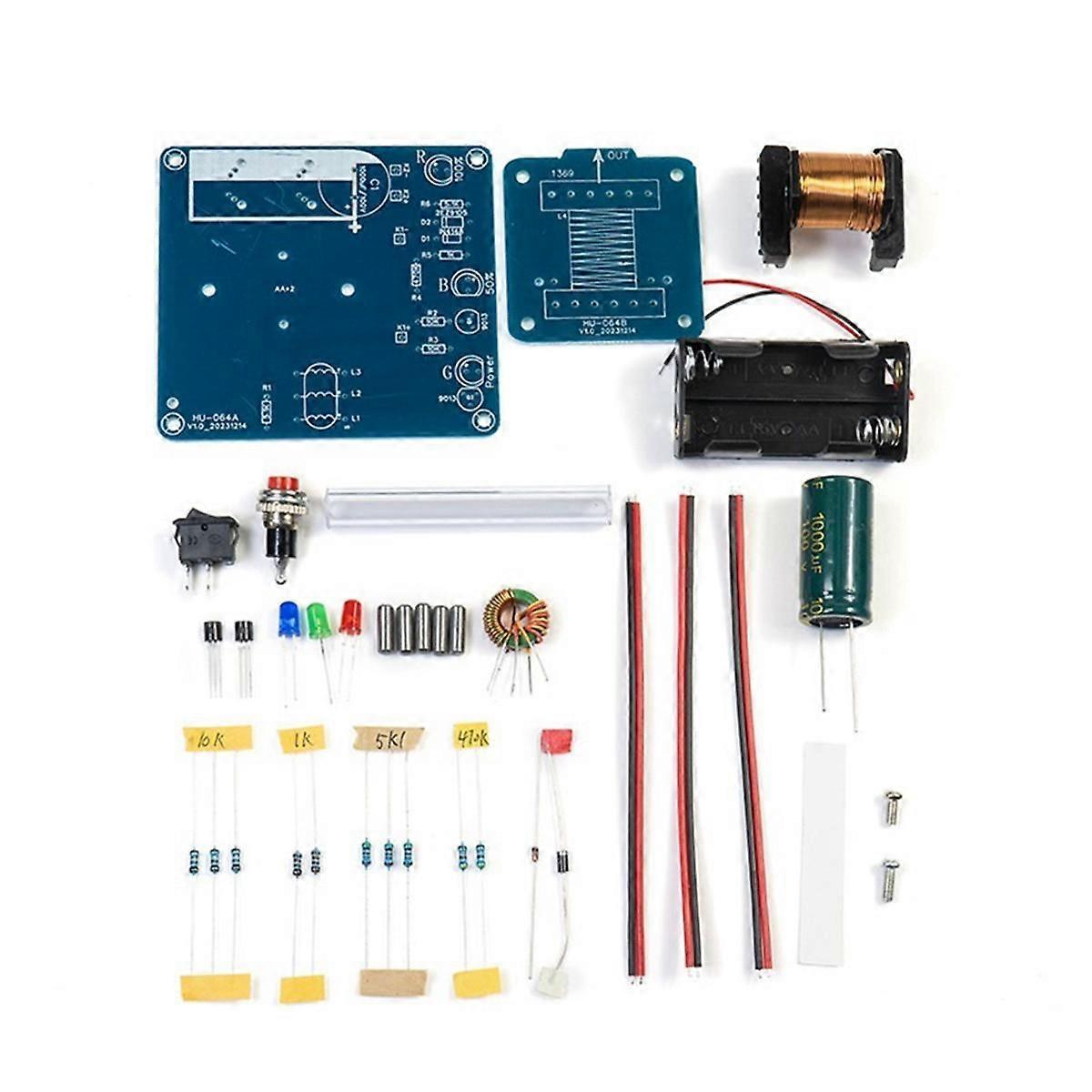 Electromagnetic Cannon DIY Kit Long-Range Projectile High-Voltage Coil Boost Circuit Board Production A