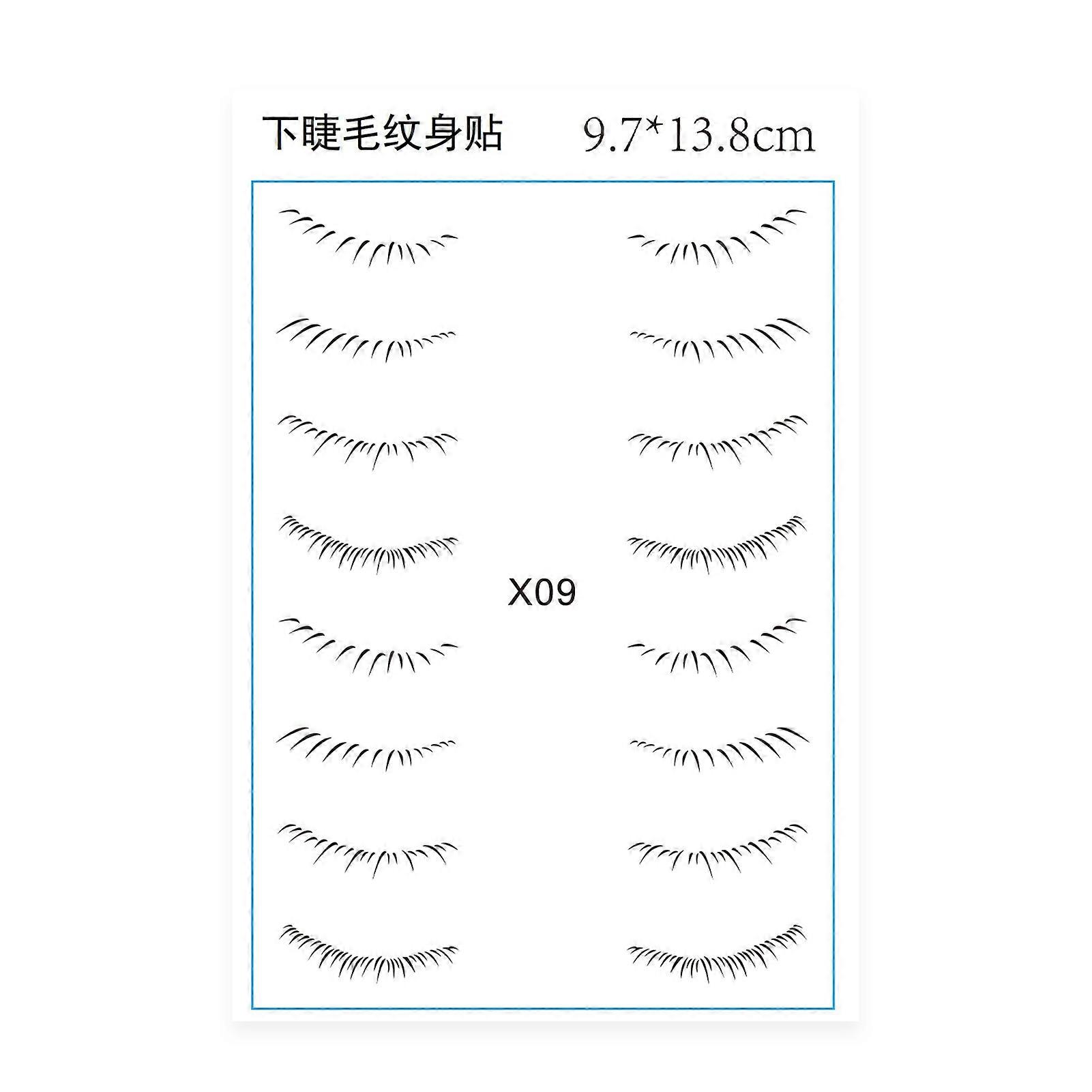 False Lower Eyelashes Stickers False Bottom Lashes Lower Lashes Strip