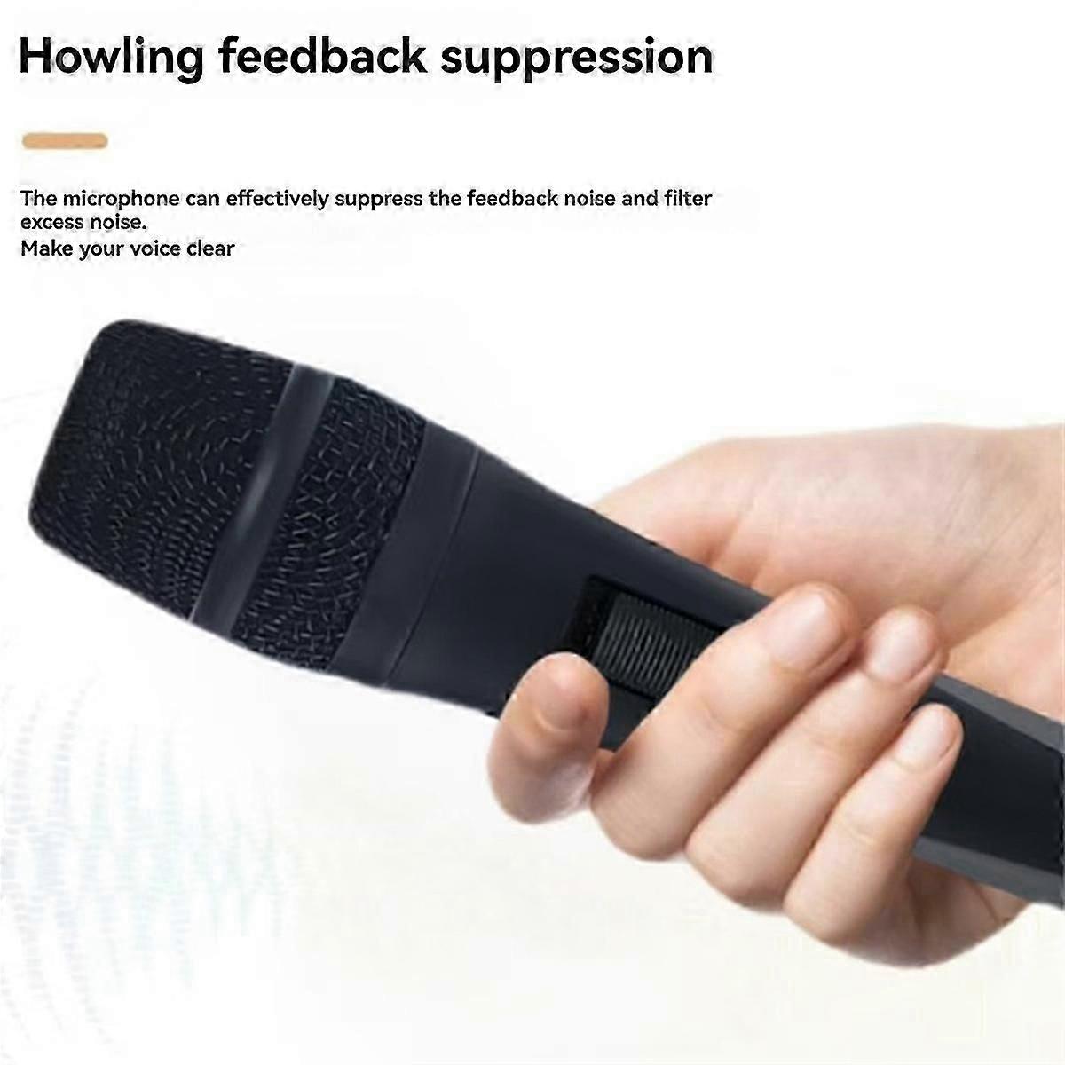Karaoke Mic with Switch Wired Dynamic Microphone for Karaoke Vocal Music Performance Singing