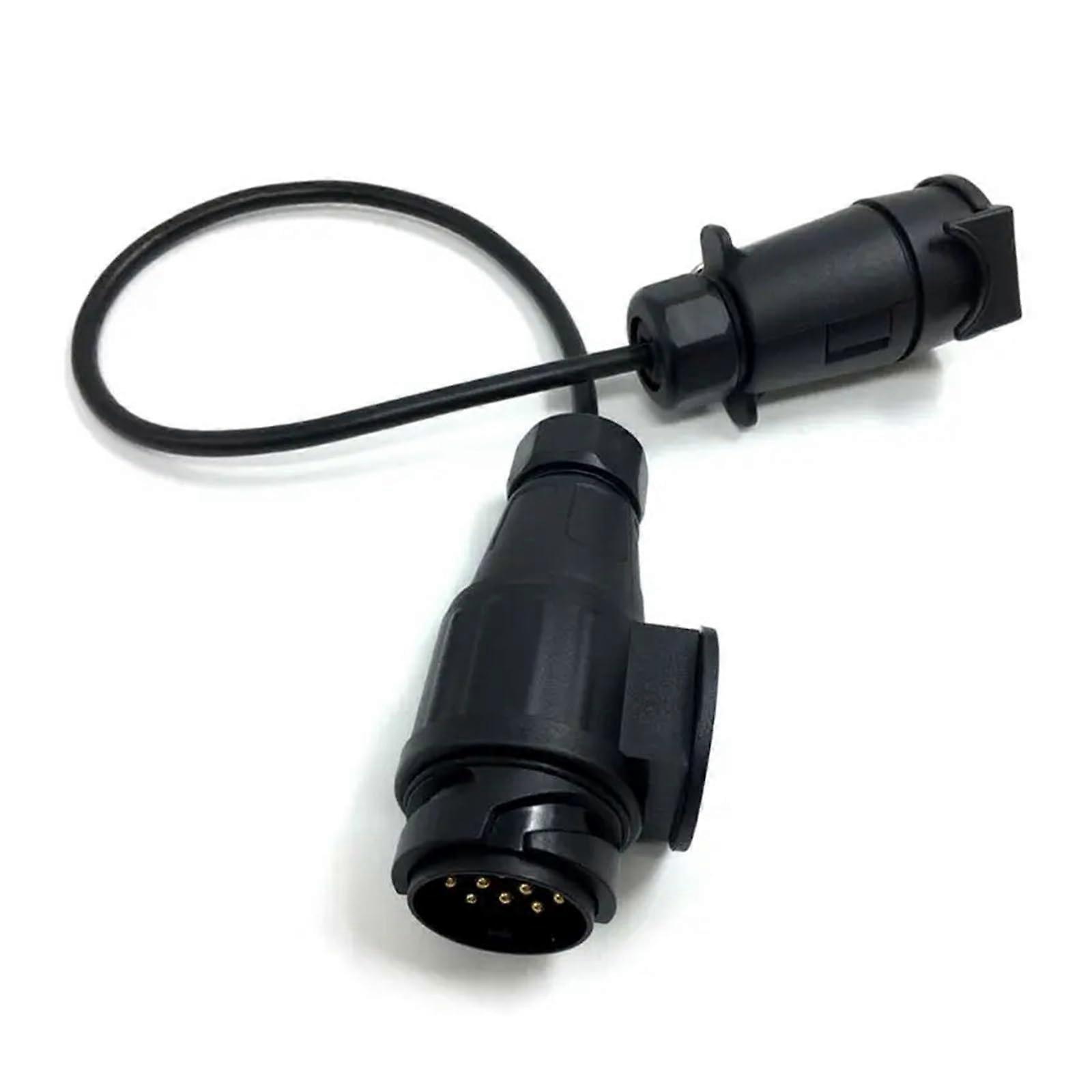 7 Pin to 13 Pin Trailer Adapter Lead Converter with Cable Wiring Connector 12V Plug Socket Drop Shipping
