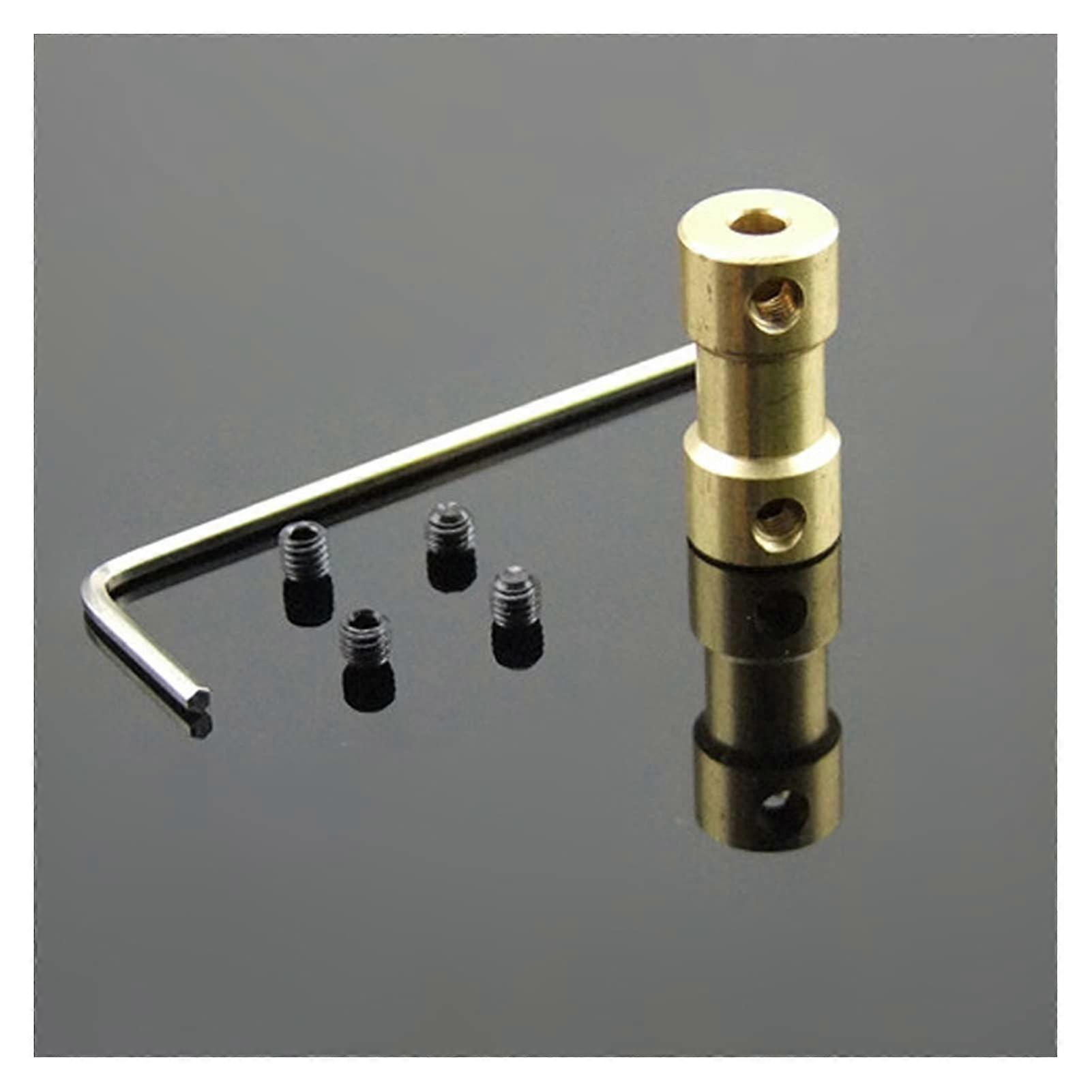 Couplings Coupler Copper Coupling Joint for Motor Connector Metal Model Coupling (Size : 2 3MM)