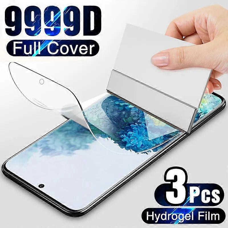 3Pcs Hydrogel Film for Redmi 9C Screen Protector