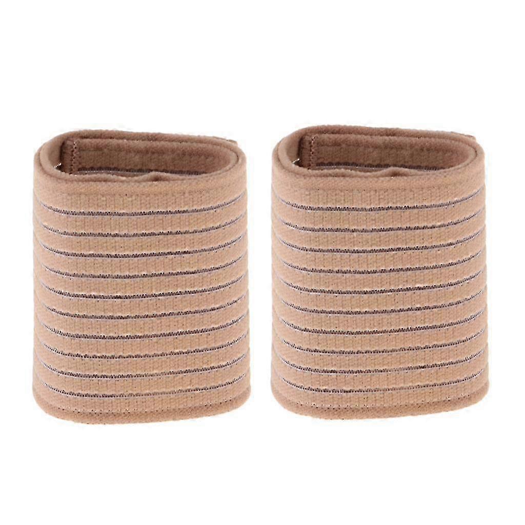 Supporto per il polso a compressione elastica Cinghia Bendaggio Pad 40cm Nero-taglia/colore-Taglia unica:pelle