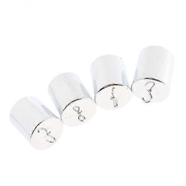 of 4 Pcs Slotted Weights Set Hooked Mass