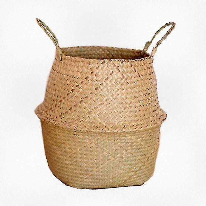 Natural Wicker Basket for Hanging Plants, Laundry Hamper, or Stylish Storage Solution