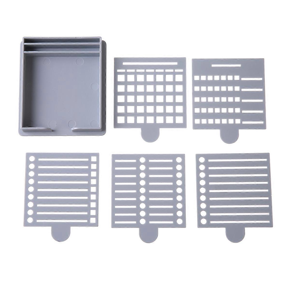 Sticky Note Stencil Template,Sticky Notes Dispenser,Reusable Note Organizer,Sticky Pads Dispenser w