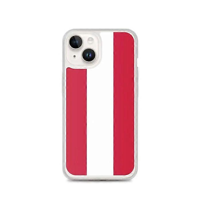 iPhone Case - Austria Flag - Flexible - Multicolor - Compatible with iPhone 14 - Vertical