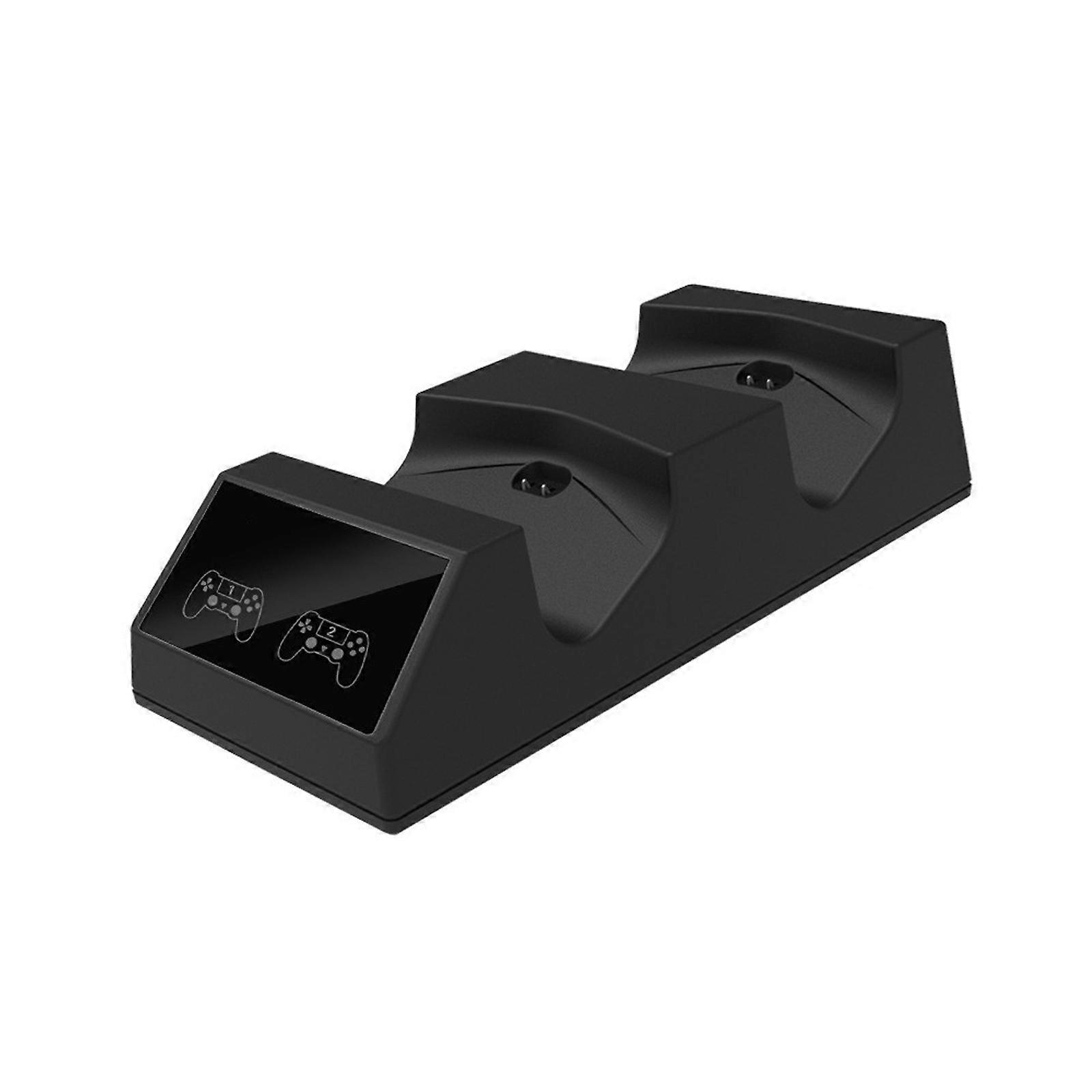 Efficient Wireless Charging Dock with double  port  & Intelligent  Chip small  double  Charging Station Upgrades for Controllers  Multicolor