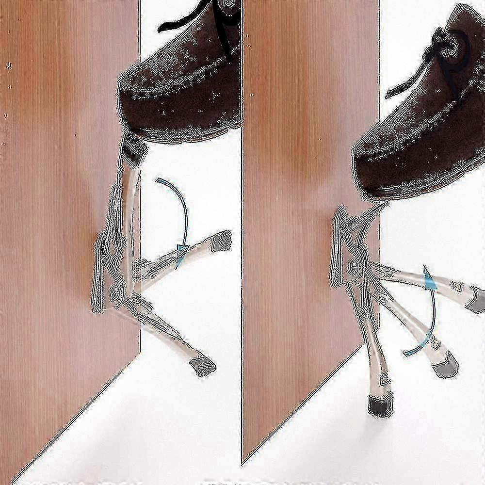2 Packs Adjustable Height Door Stopper with One Touch Mechanism for Easy Use