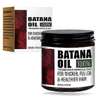 Batana Oil for Hair Growth, 100% Pure & Organic, Repairs Damaged Hair & Split Ends, 4.15 Fl Oz