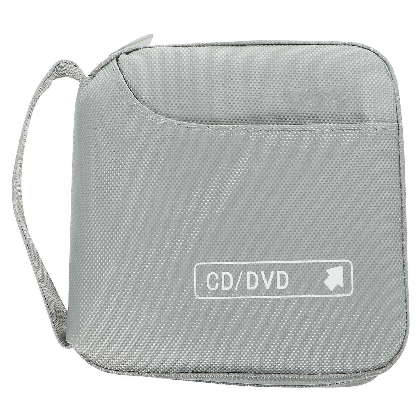 CD Organizer in Grey Made of Oxford Cloth Perfect for Storage Use Lightweight and Compact