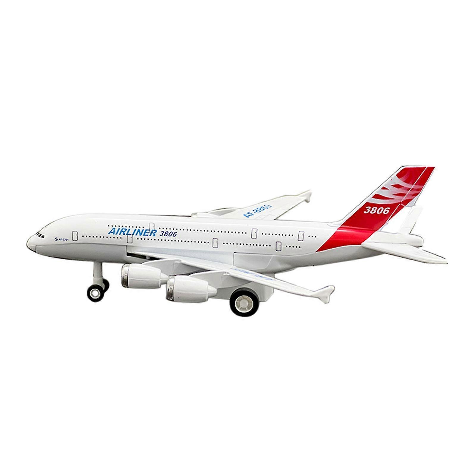 Airplane Model with Light Sound Simulation Retro Plane for Bar Living Room