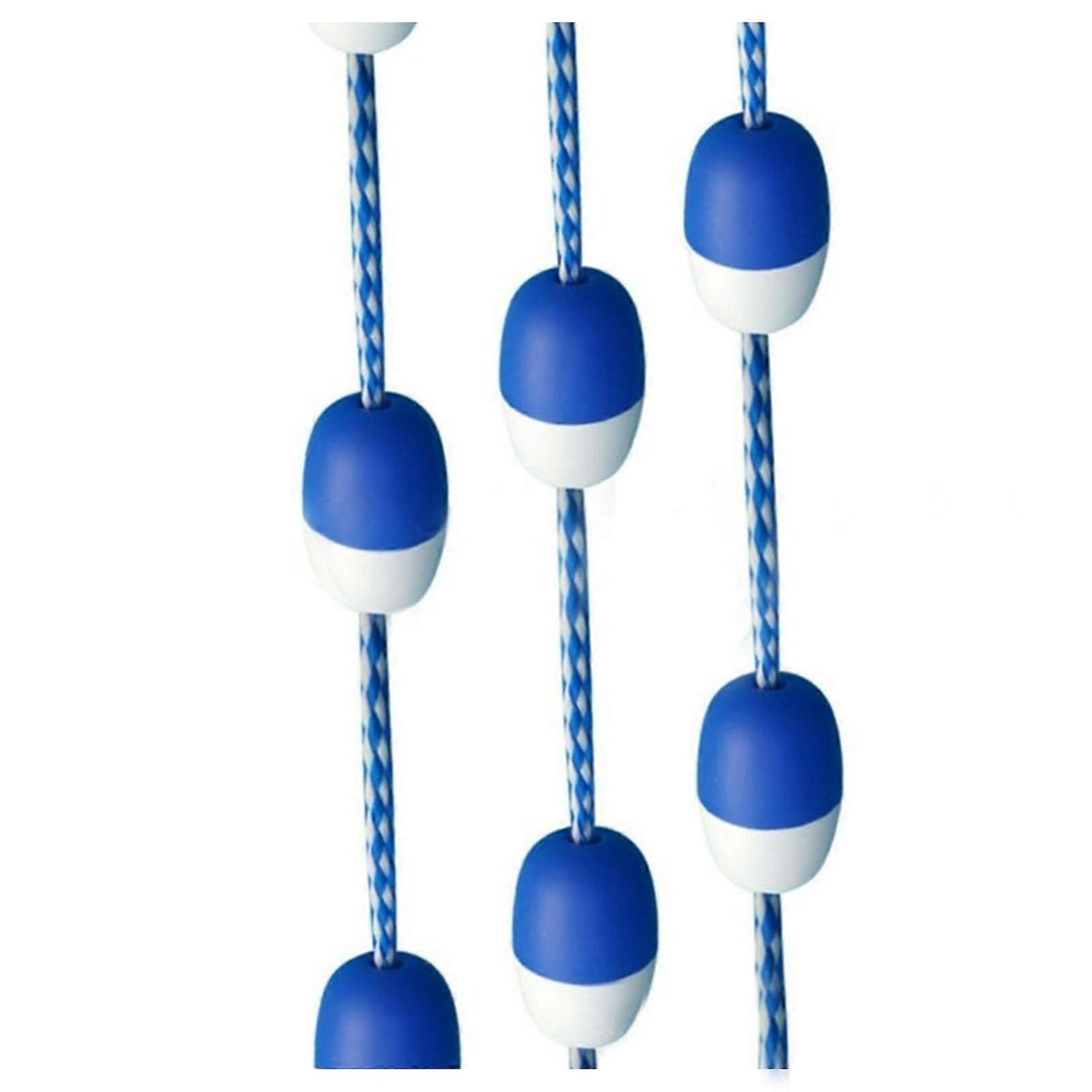 Safety Separation Rope for Swimming Pools, Float Separation Rope with Rustproof Hooks (300cm)