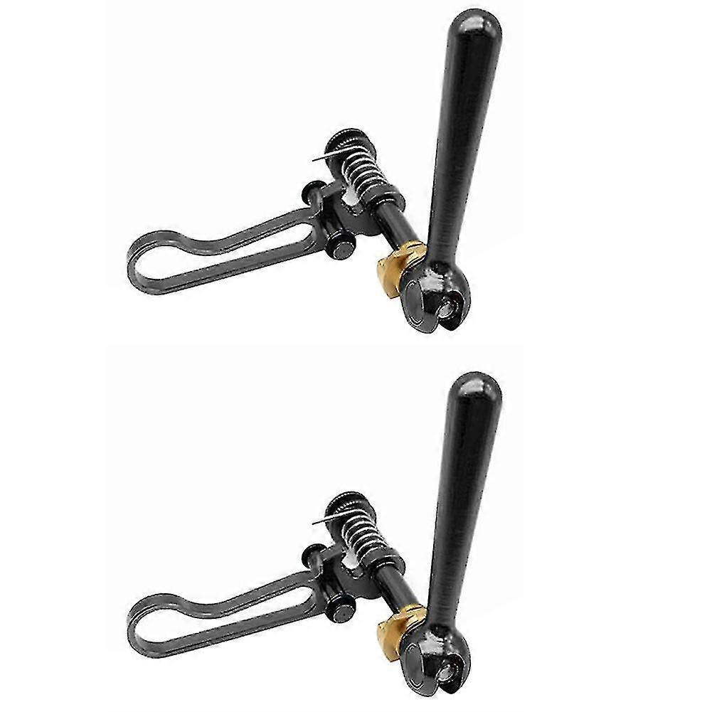 2x Titanium Quick Release zadelpenklem voor vouwfiets