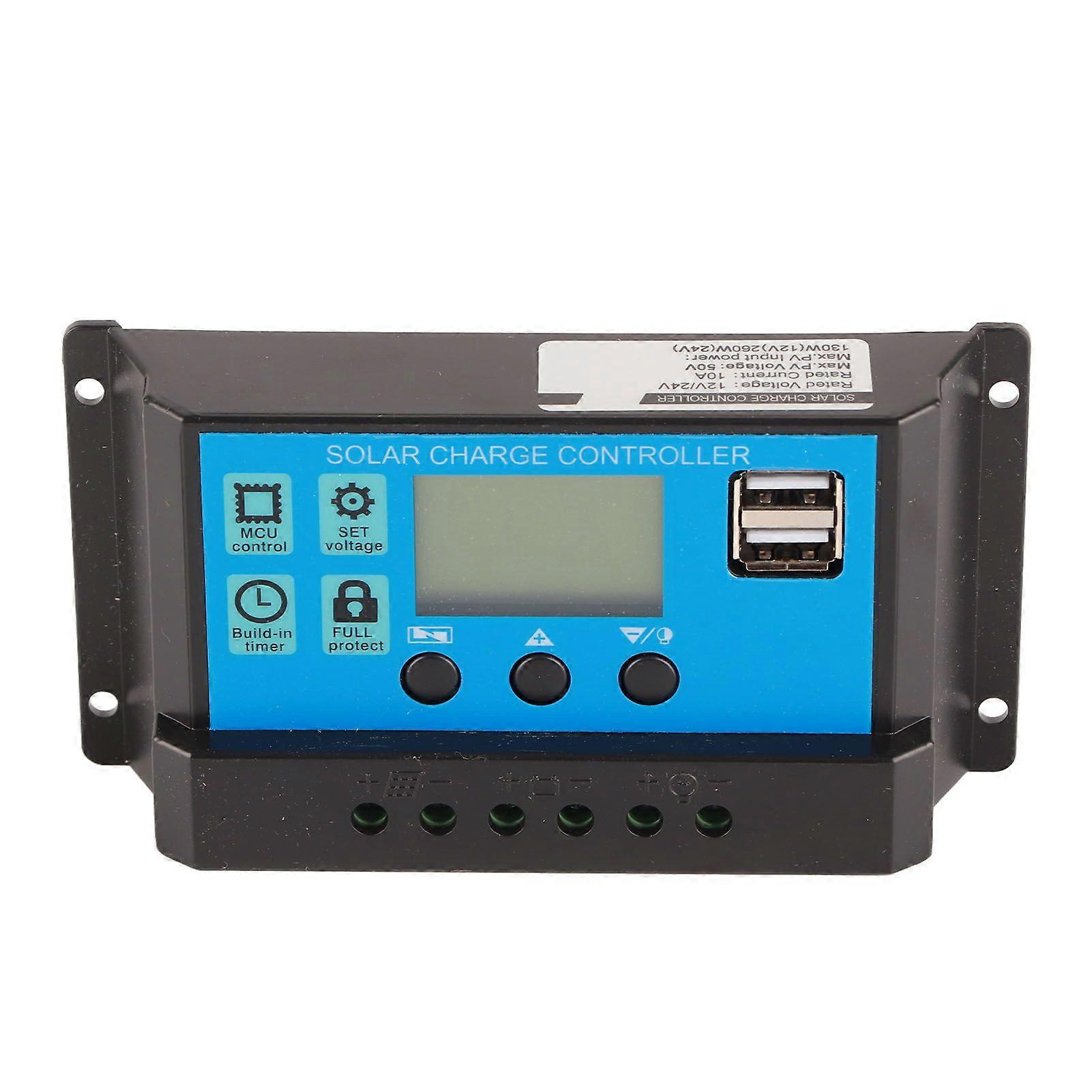 Högkvalitativ 12V / 24v solpanel PWM LCD gatubelysning intelligent laddning