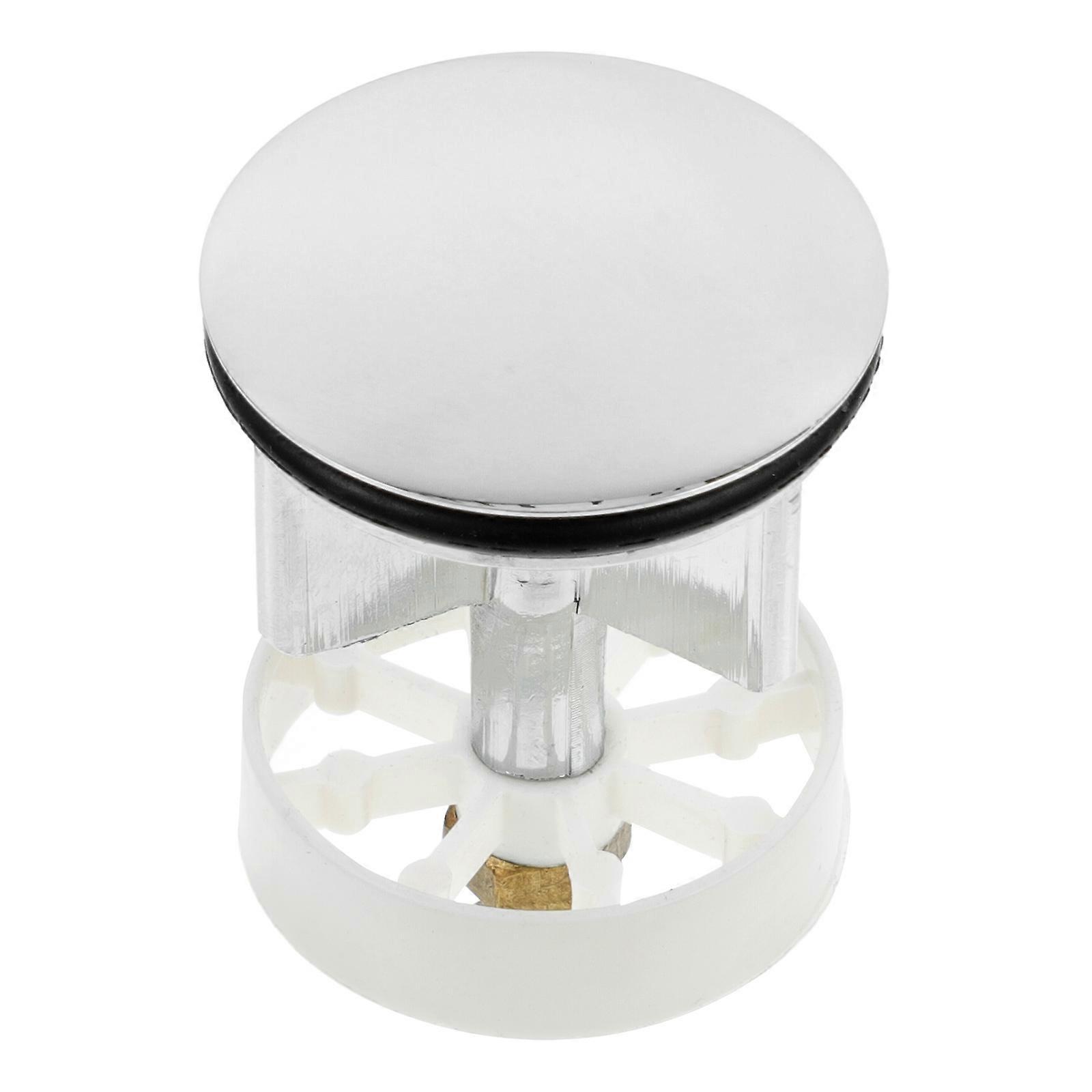 European Style Copper Sink Drain Plug – Push Type Stopper for Kitchen & Bathroom, Durable & Easy to Clean Modern Design Accessory