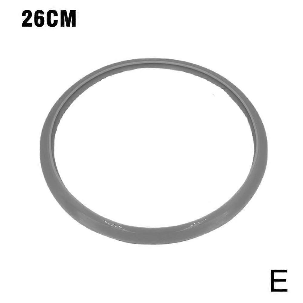 26cm (E) rustfrit stål trykkoger tilbehør 18/20/22/24/26 trykkoger grå tætningsring gummiring silikone gummiring
