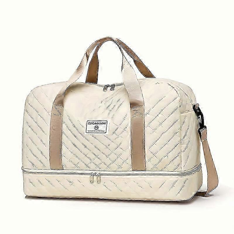Luxurious Oversized Duffel Bag - Stylish & Durable with Waterproof Compartment Multi-Functional Carr