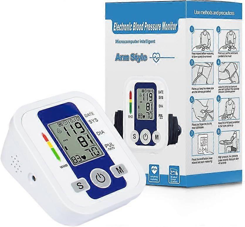 2025 Latest Model Blood Pressure Monitors with Large Cuff - Digital Upper Arm BP