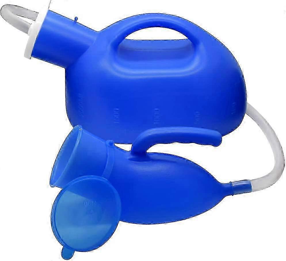 Men's Portable Urinal 2000ml Leak-Proof Large Capacity Urine Cup