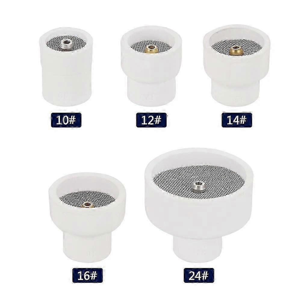 10/12/14/16/24 White Alumina Ceramic Nozzle Cup for WP9 WP20 WP17 WP18 WP26 Tig Welding Torch