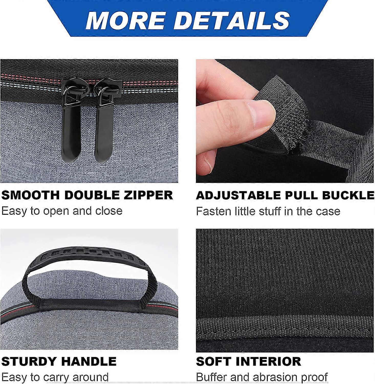 VR Carrying Cases Compatible for Oculus Quest 2  Compatible with Elite  Hard Carrying Travel Case All-in-One Storage