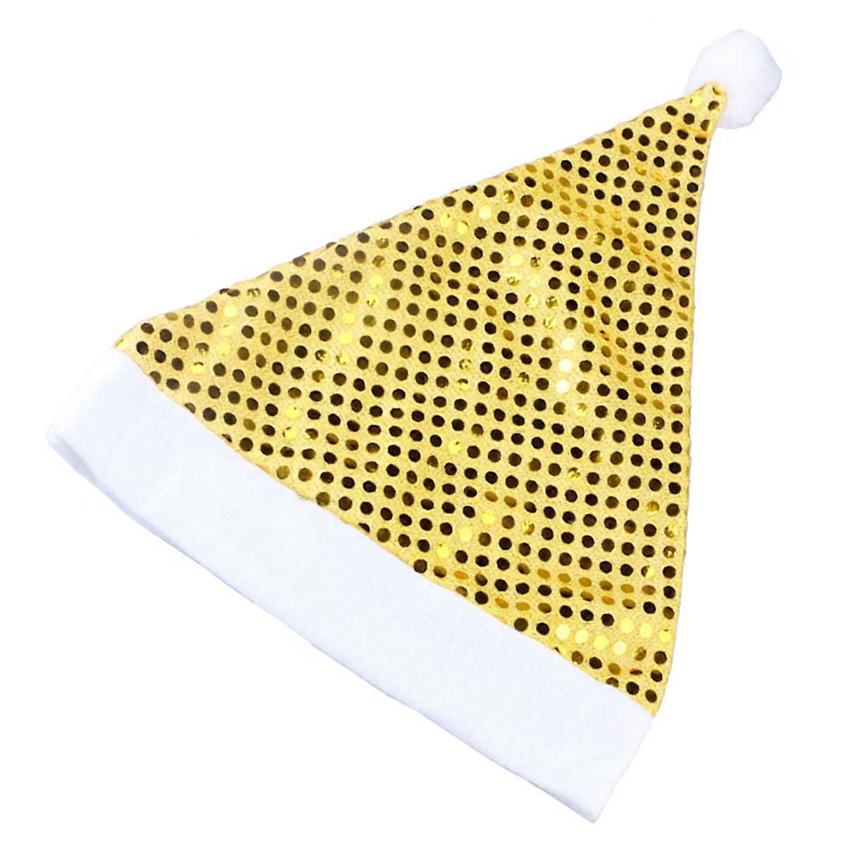 Pohodlný třpytivý klobouk ideální pro dospělé vánoční oslavy