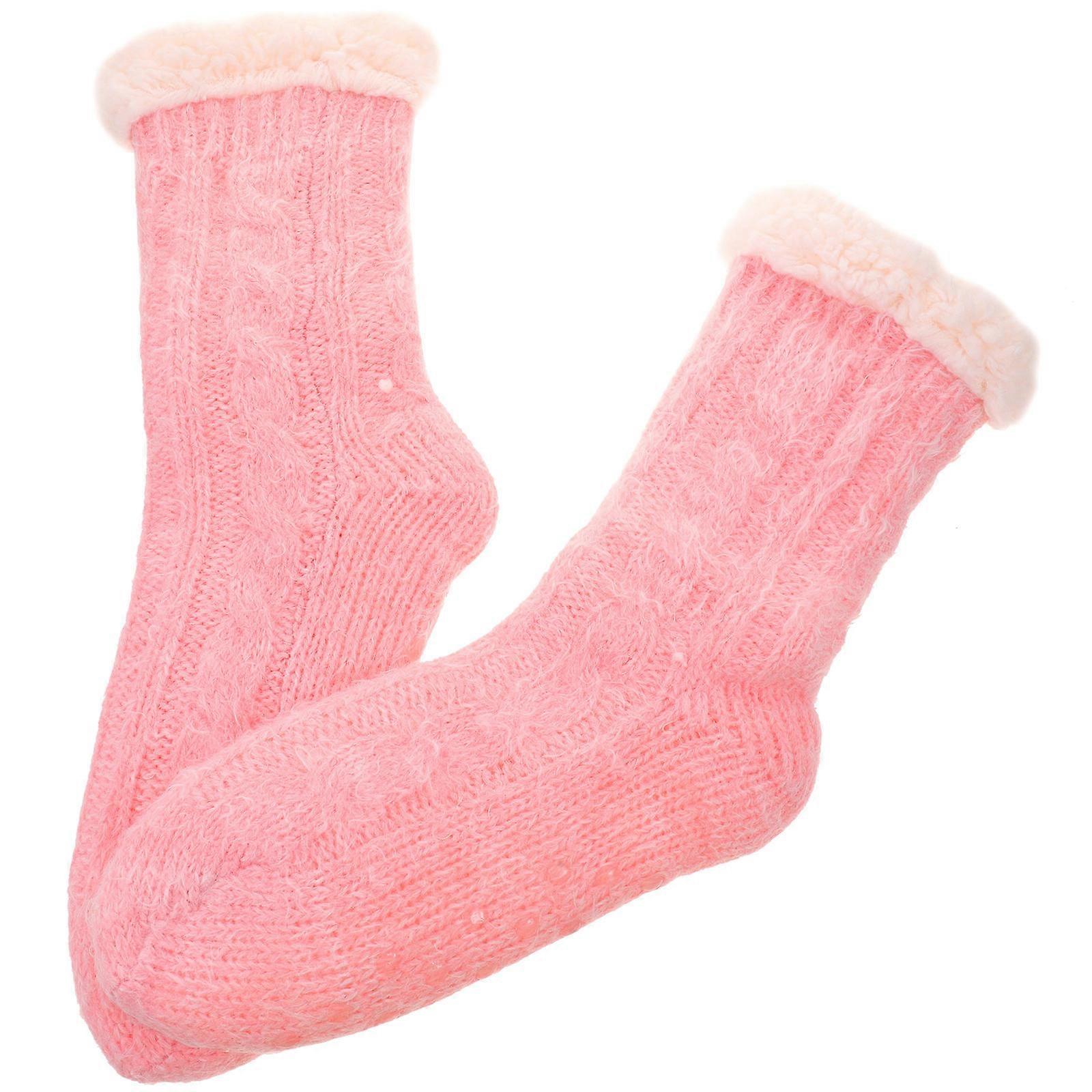 Women's Winter Socks, Nonslip Soles for Enhanced Safety Indoors