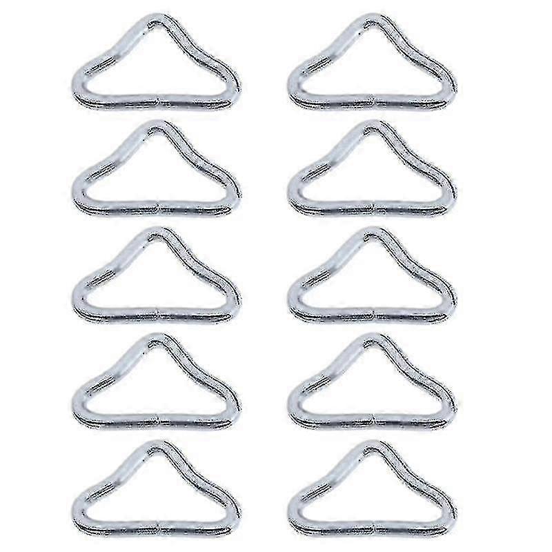 10pcs / pack Trampoline Mat Triangle Rings Buckle Universal Fit Ring V-rings