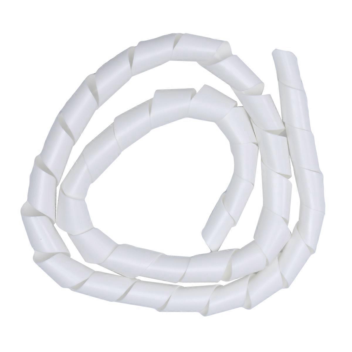 Split Wire Wrap Line Protect White 160*30mm Pe Flexible Hose Tube Bundling For Electrical Cables 1Pack