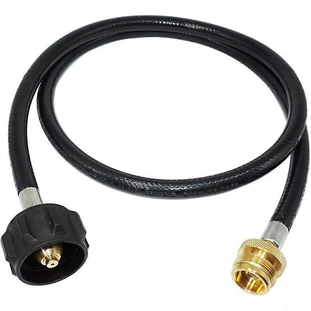 Messing Propane Conversion Hose Adapter QCC Gas Pipe Connector for Heating at Home (1.8 m)