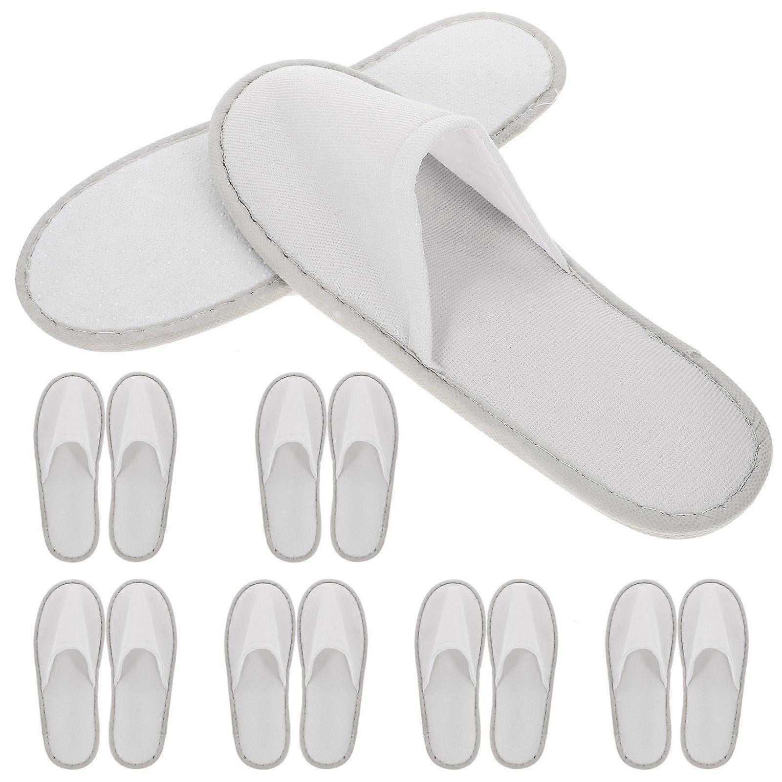 Hotel Style Slippers Full Coverage Safe Owners 10Pairs