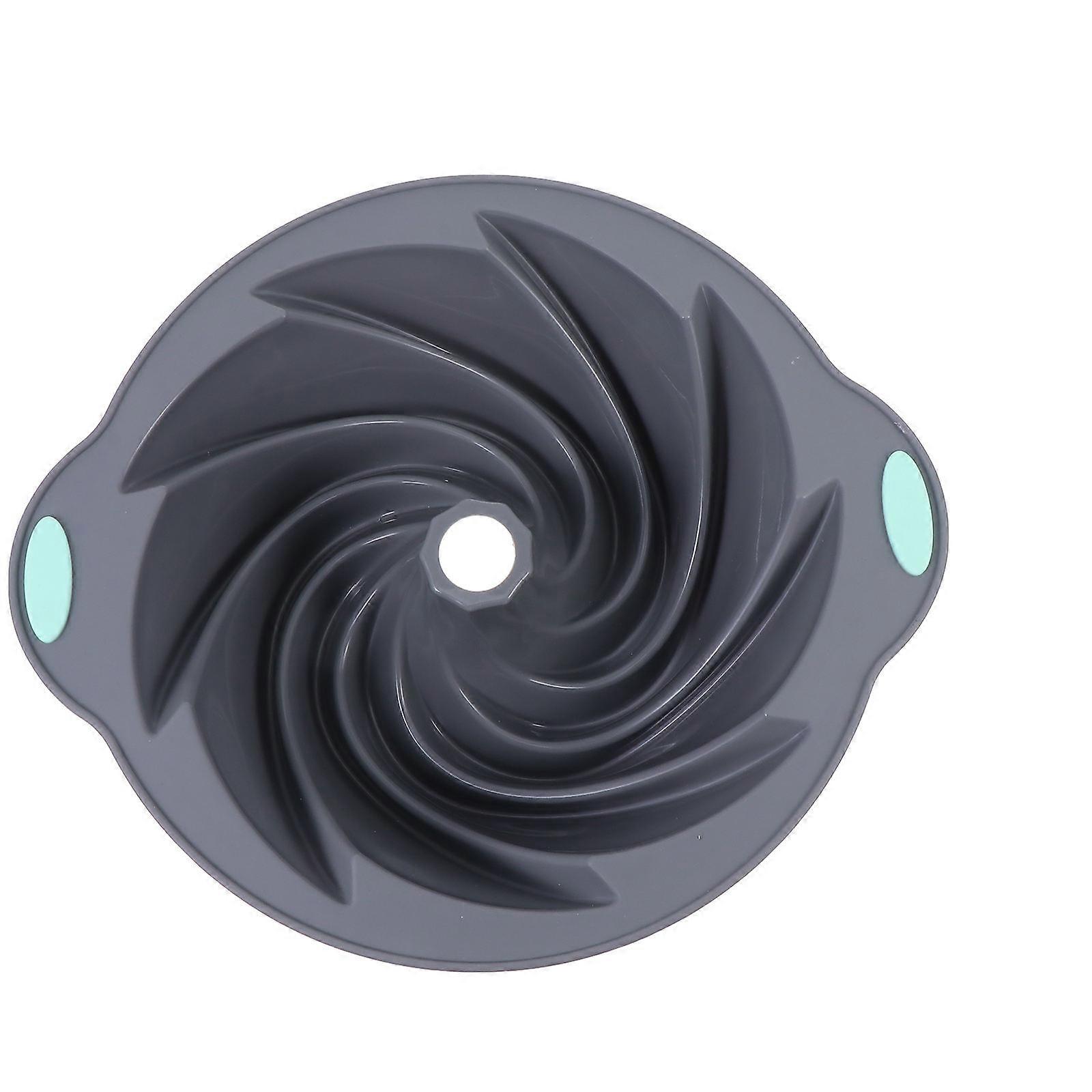 Baking Tools Silicone Pan Chiffon Cake Baking Mold Dessert Bakers 1Pc Light Grey