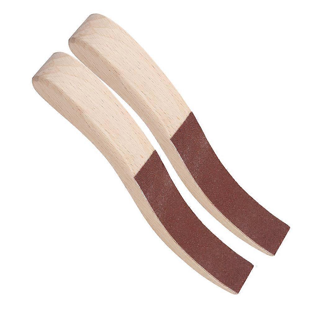 Piano Polishing S Shape Sanding Board Wooden Polishing Tool for Piano Maintenance Workshop Use 15.5x2x9cm Polishing 1 Pair