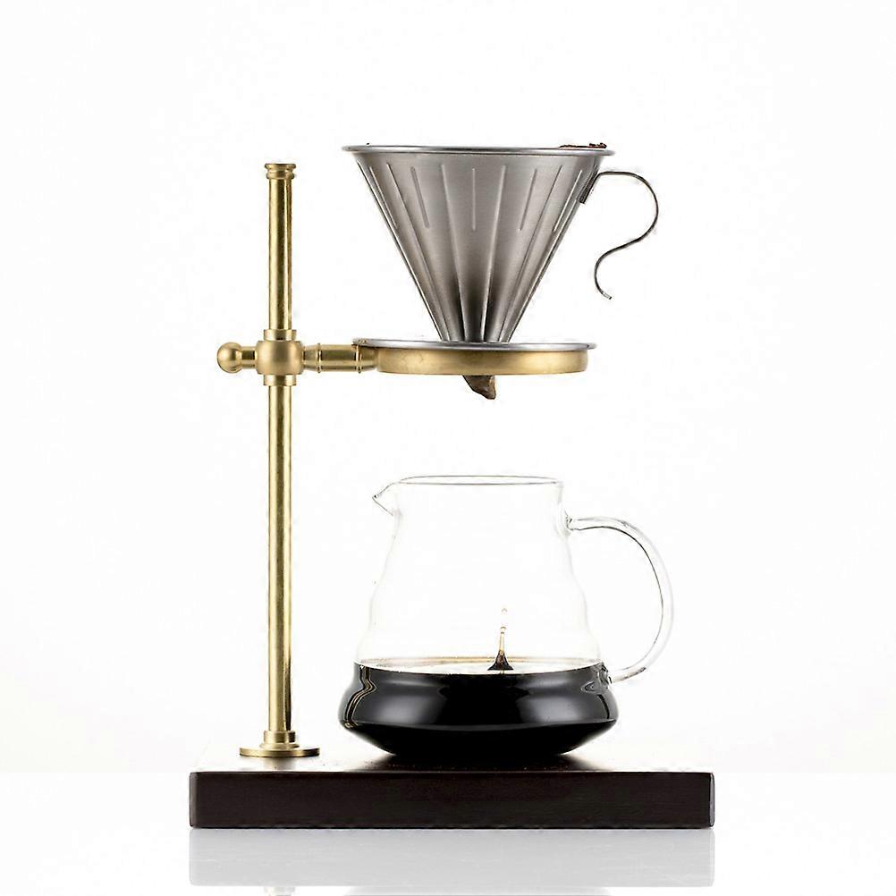 Cone Coffee Filter Holder Stainless Steel For Coffee Brewing 7.5*9.6cm 1Pcs