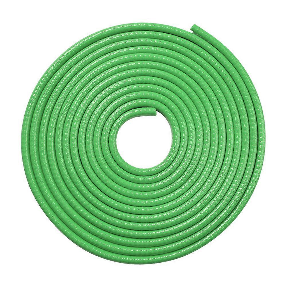 Car Door Guards Rubber Seal Strip with Metal Clip Green Trim Protection Weather Resistant for Door Edge Collision Window Hatch Trailer