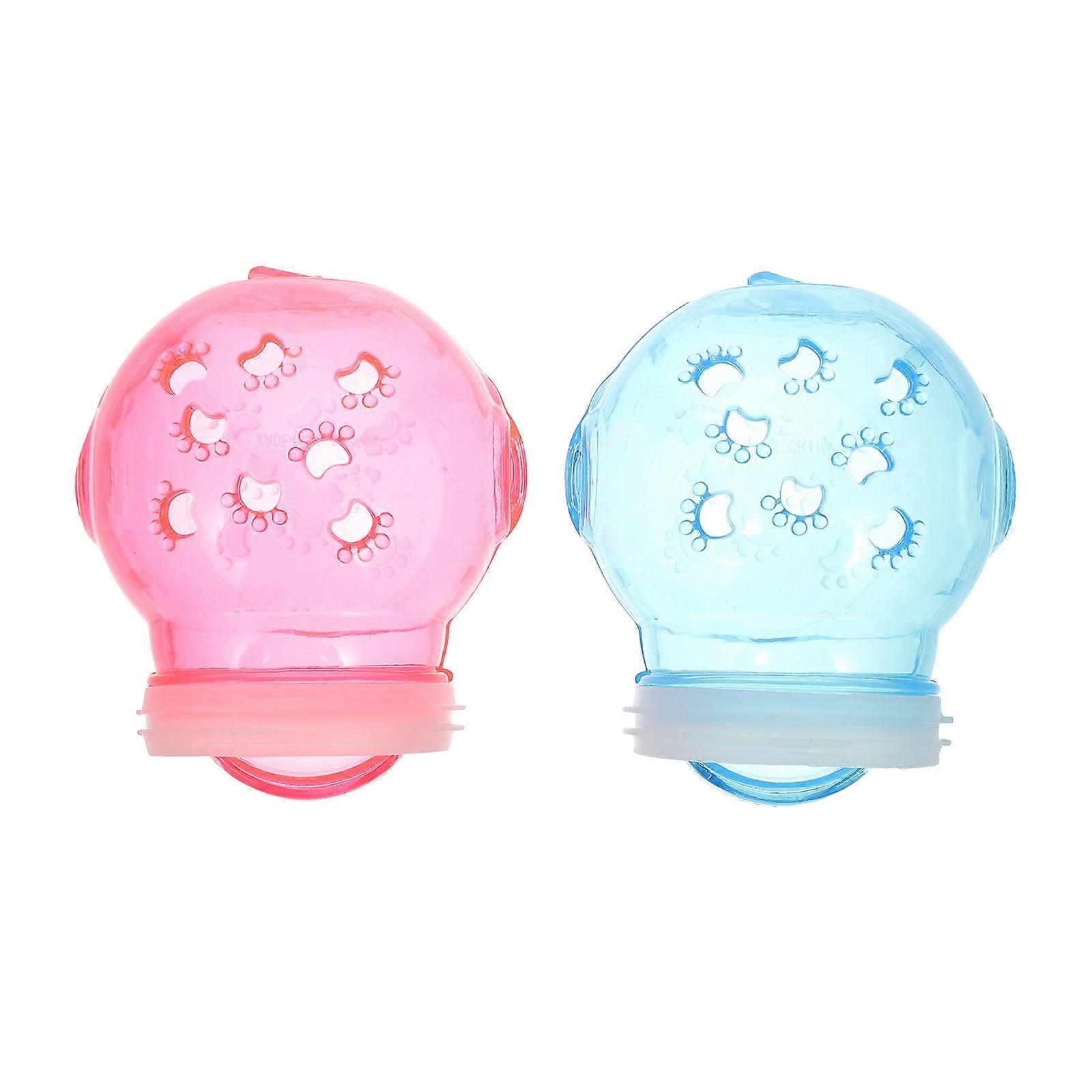 Small Pet Bathtubs Hamster Sand Bath Containers .5X9.5cm Daily Use 2Pcs