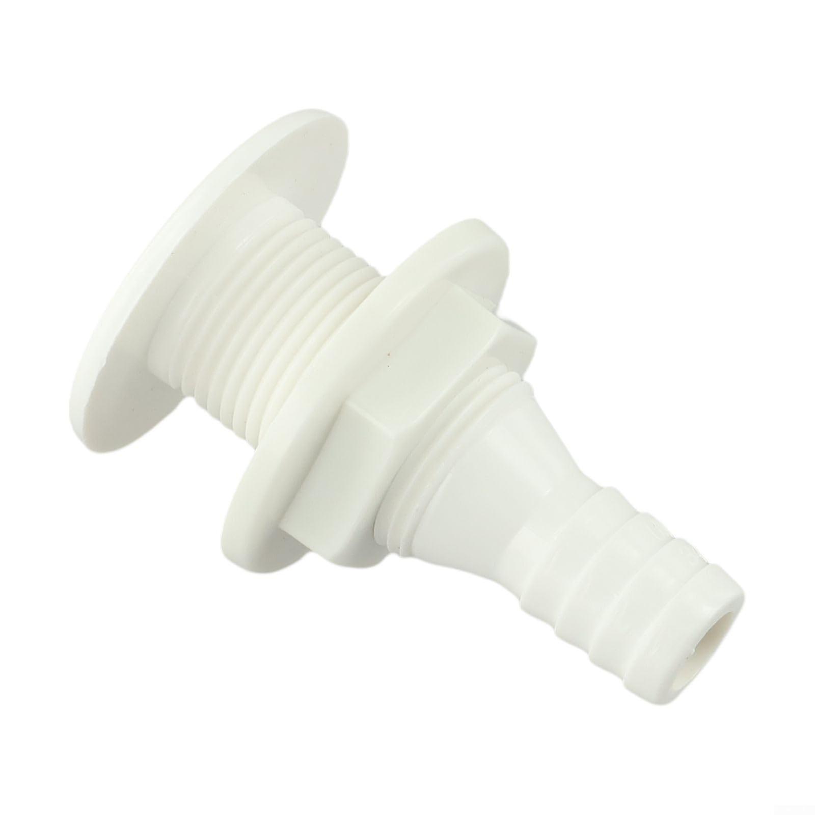 ABS Marine Drainage Connector for Efficient Water Flow Management - Durable, Lightweight, 1 Inch Size, Compatible with Various Boats