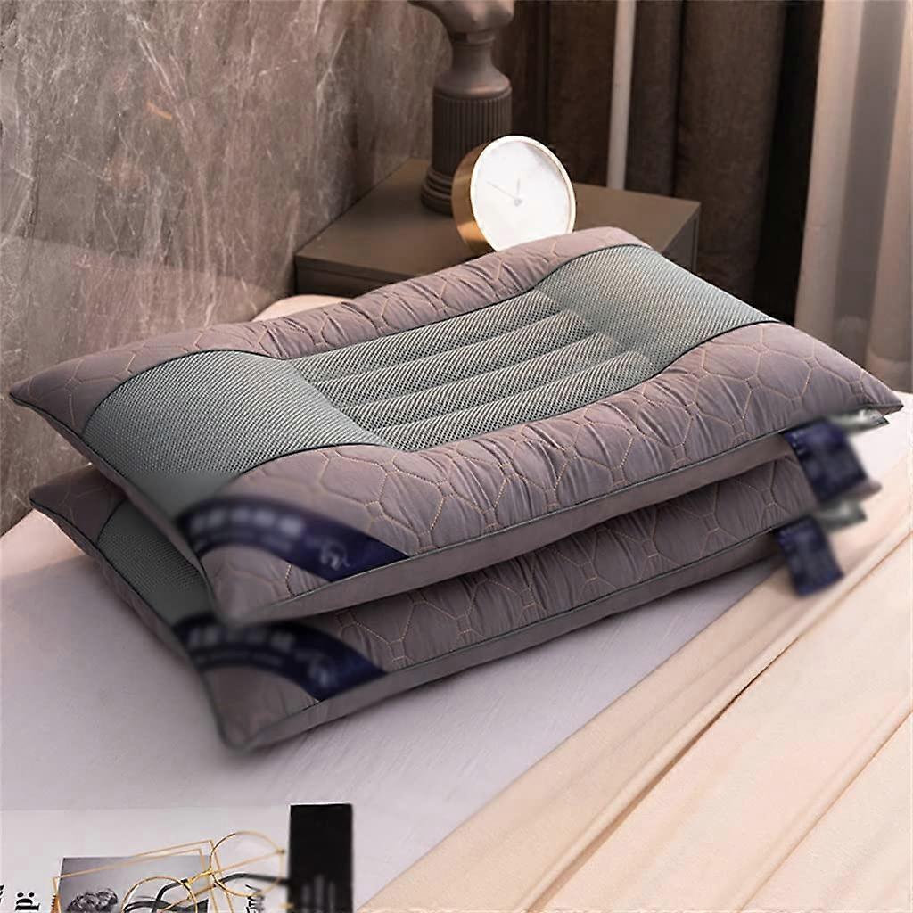 Halswirbelsäule Support pillow: Latex core, No deformation, perfect for restful sleep