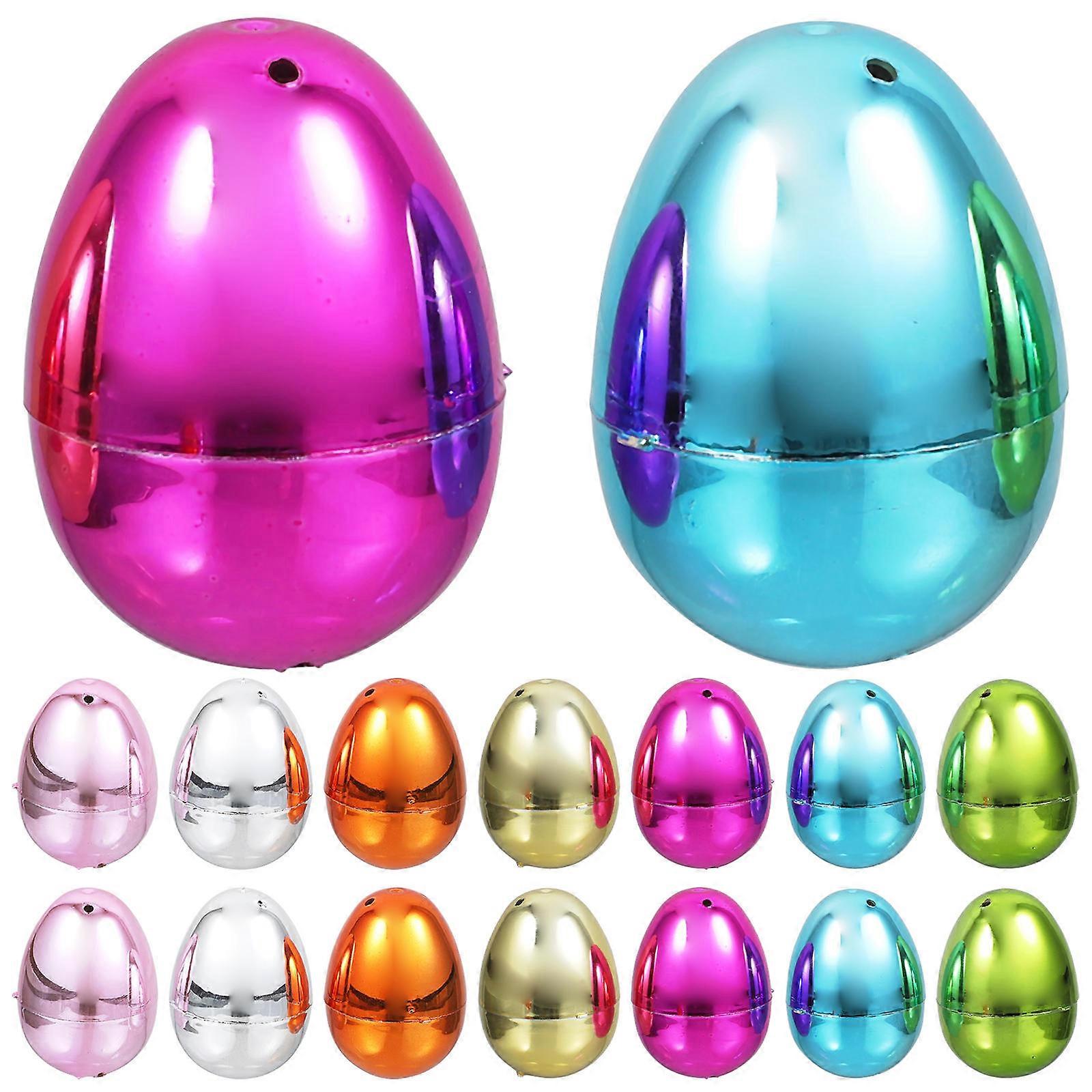 Egg Shaped Candy Box Easter Party Favor Boxes Plastic Decoration 20Pcs
