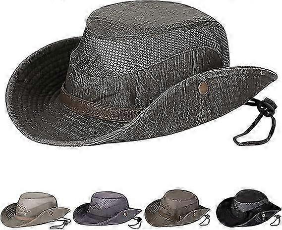 Sun Hat,Bucket Hat,Summer Hats,Foldable Fishing Hat with Breathable Mesh and Adjustable Chin Strap