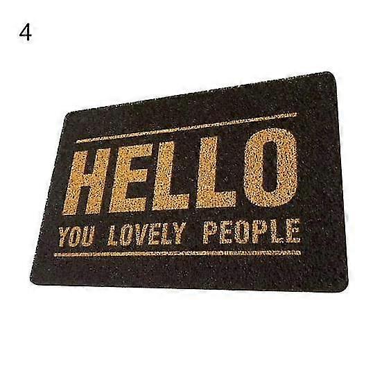 LCP Smudge-Proof Doormat Removing Dust Multiple Patterns Home Decorative Front Door Entrance Mat for Kitchen