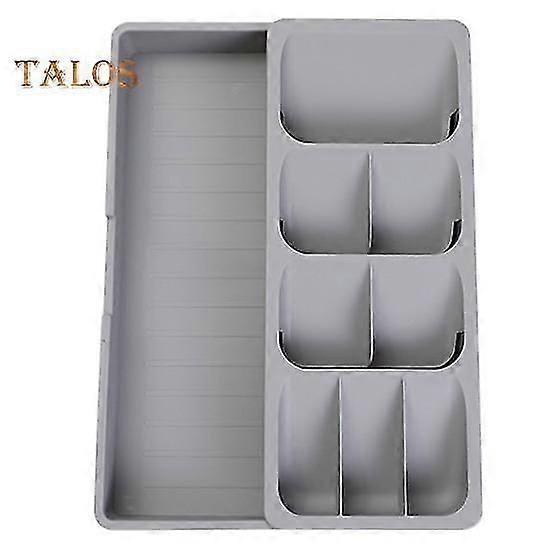 Cutlery Storage Box Classification Organization Large Capacity Multi Compartments Tableware Tray Fork Chopsticks Spoon Drawer Tableware Organizer