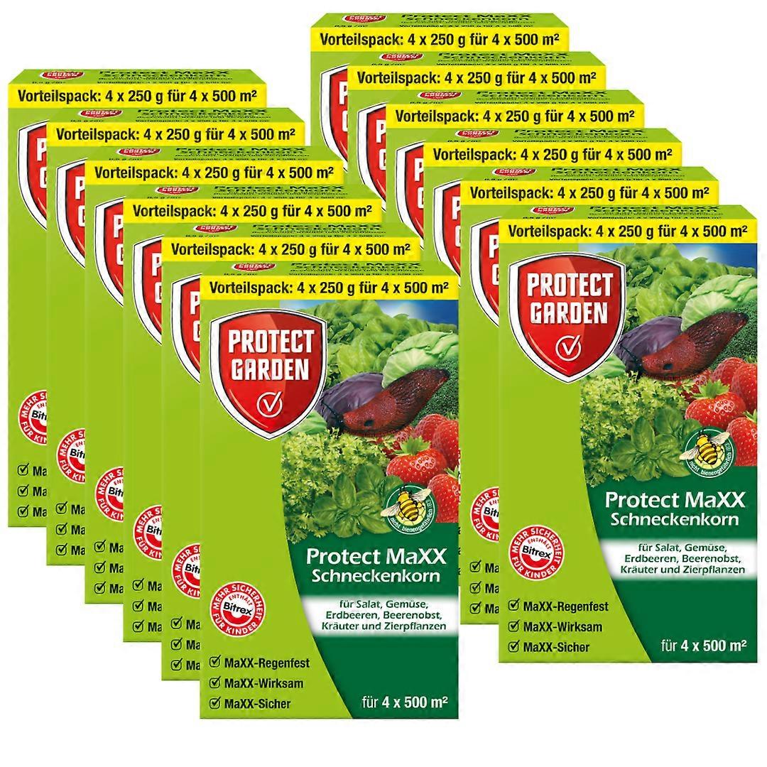 12 x PROTECT GARDEN® Protect MaXX Slug Pellet Active Ingredient Metaldehyde, 1 kg