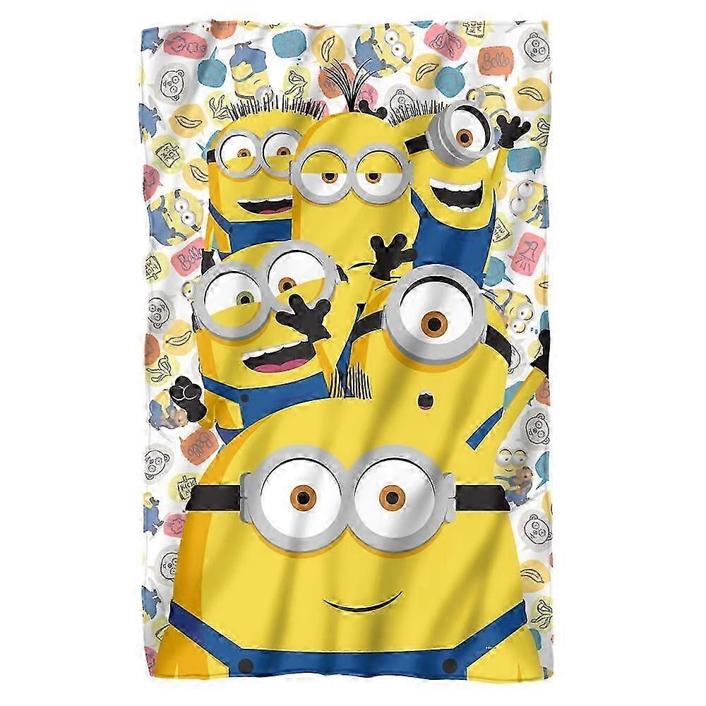 Suitable for Minions Fleece Blanket