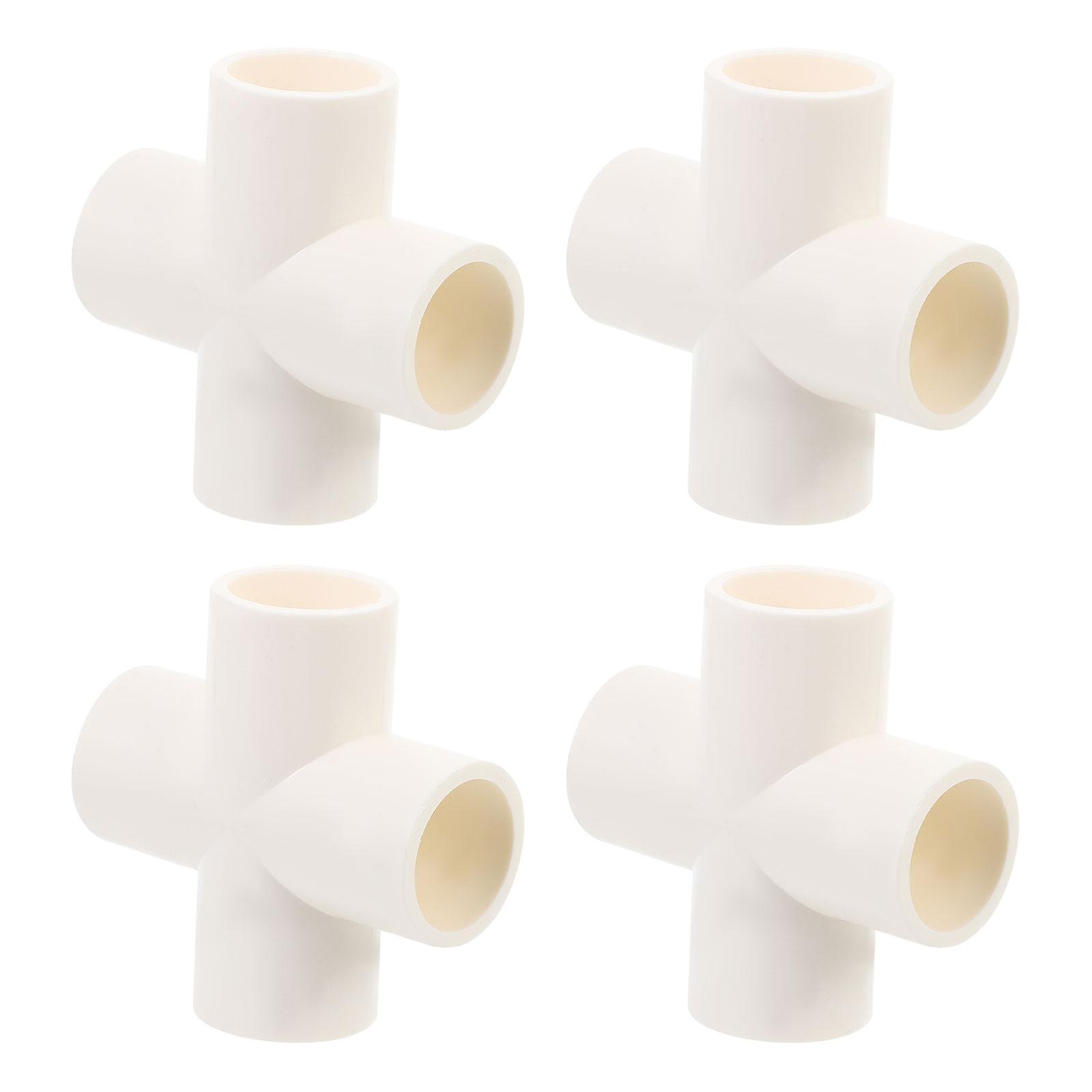 4pcs Joint PVC Links Fitting Water Connector Water Hose Adapter