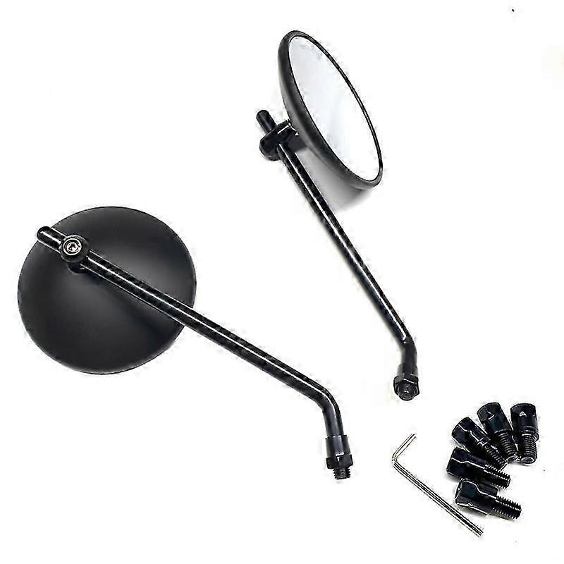 Suitable for a certain brand UQI+/U2 Yadea Emma electric car retro round rearview mirror handle leather case front windshield