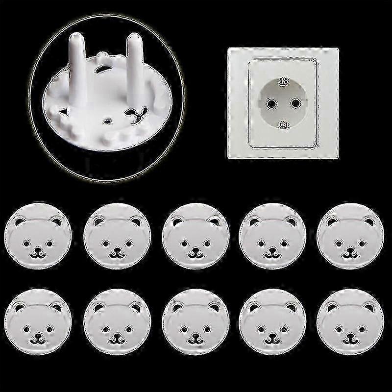 Safety Socket Protector, 20pcs EU Power Socket Covers for Baby and Child Safety, Shockproof Design